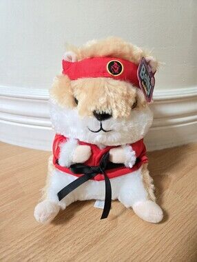 BNWT Belly Buddies Martial arts kung fu taekwondo hamster guinea pig plush